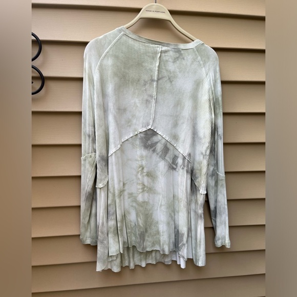 POL Green/White Tye Dye Shirt - NWT, size Large - Picture 2 of 7